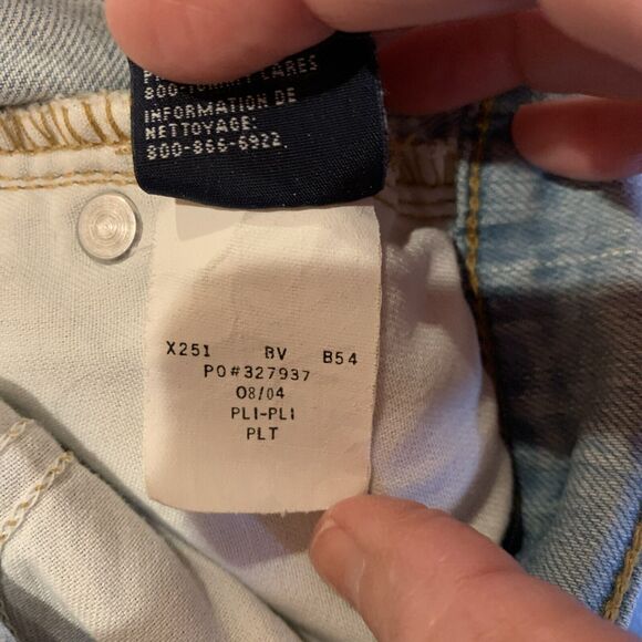 Rare Y2K Tommy Hilfiger Jeans Women's 7 Slim Flare Stretch 29x33” Tall *Note - Picture 8 of 12